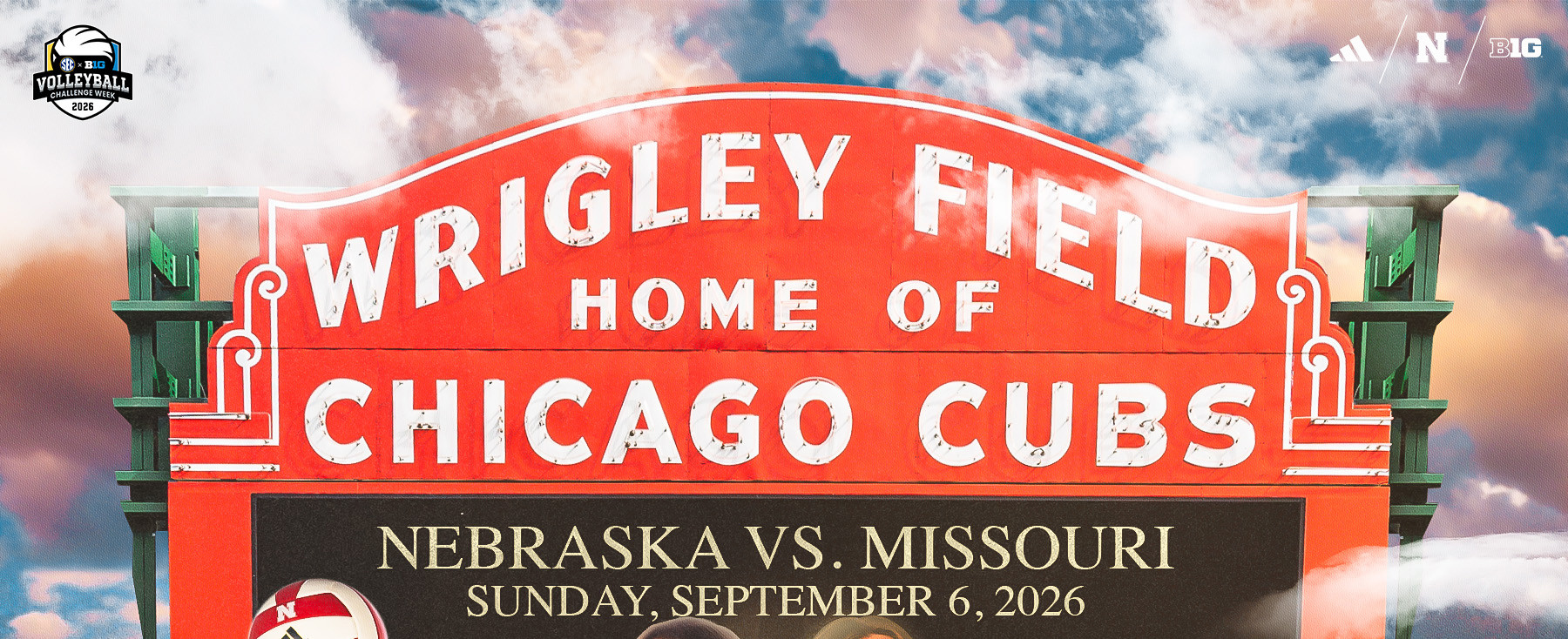 Huskers to Play Missouri at Wrigley Field on Sept. 6 - University of Nebraska - Official Athletics Website - huskers.com image