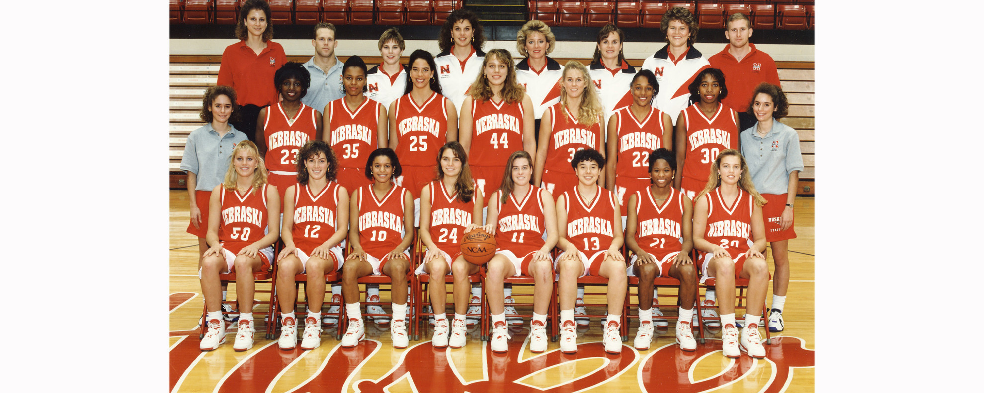 1993-94 Nebraska WBB Team 2500x1000.jpg Women's Basketball 1993-94