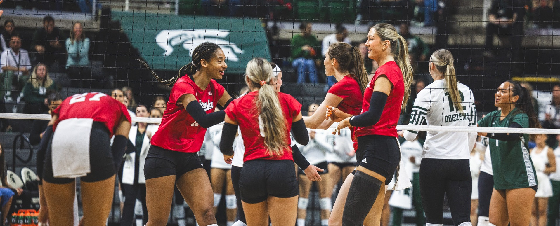 Huskers sweep Spartans in East Lansing – University of Nebraska