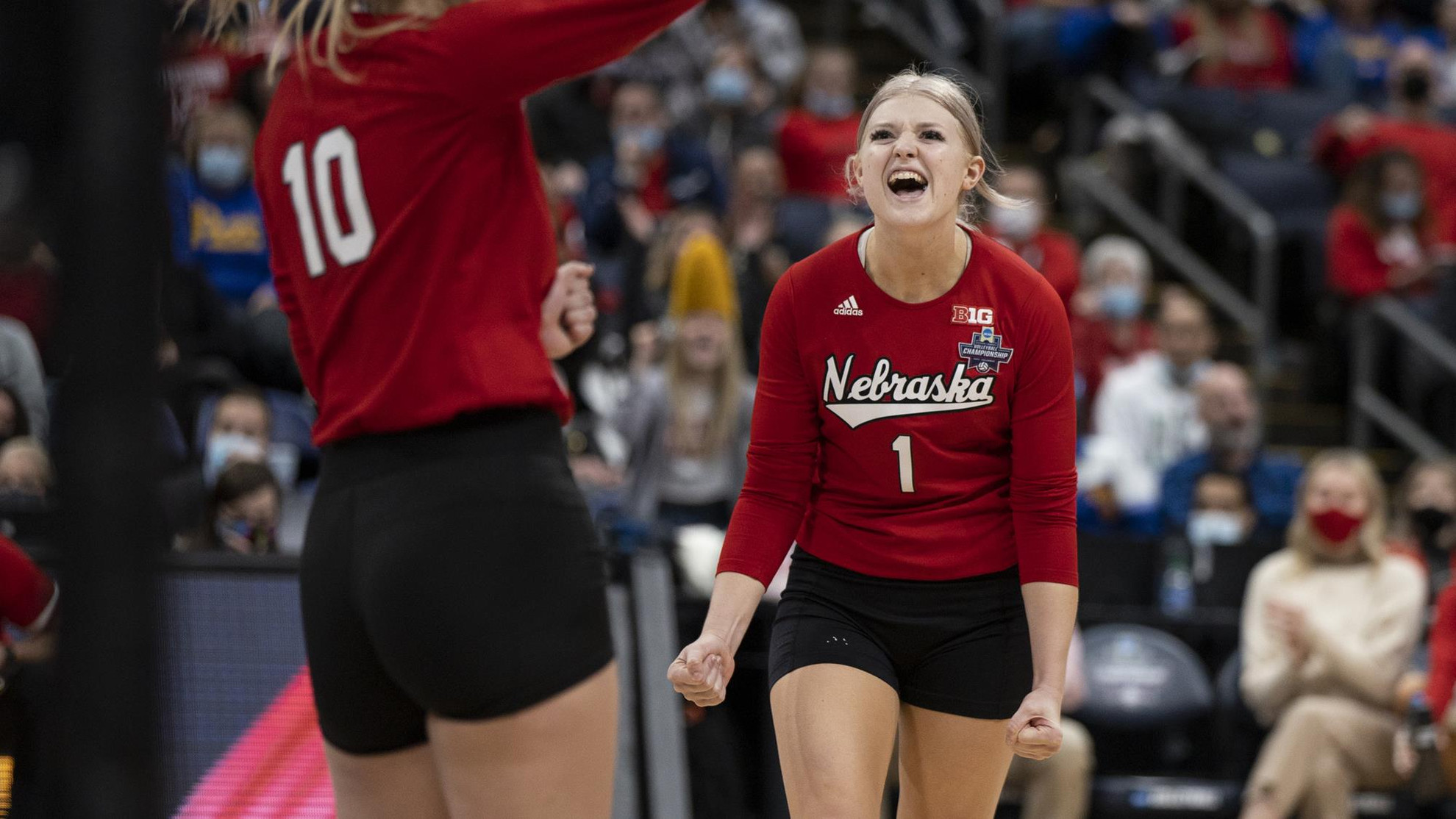 husker volleyball game on tv tonight