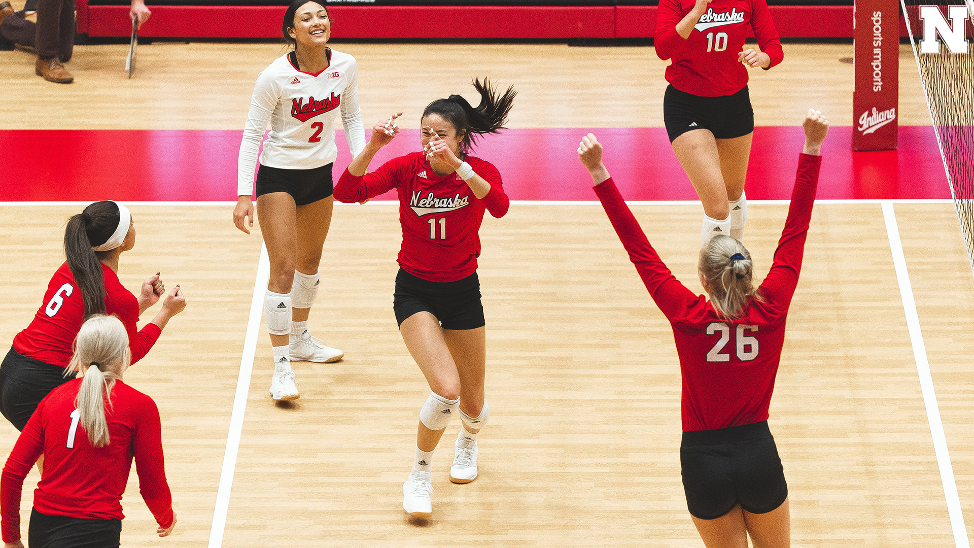 Gorgeous Carey Breaks Doubles Record As Huskers Complete Sweep Of Indiana Landscape in 4K Gorgeous Carey Breaks Doubles Record As Huskers Complete Sweep Of Indiana Landscape in 4K