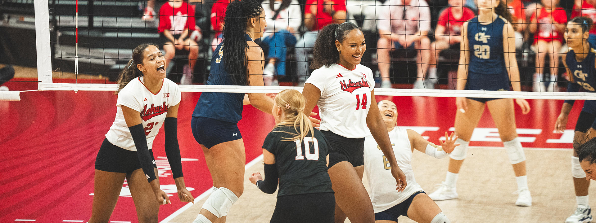 No. 1 Huskers Battle to 3-1 Win Over Georgia Tech