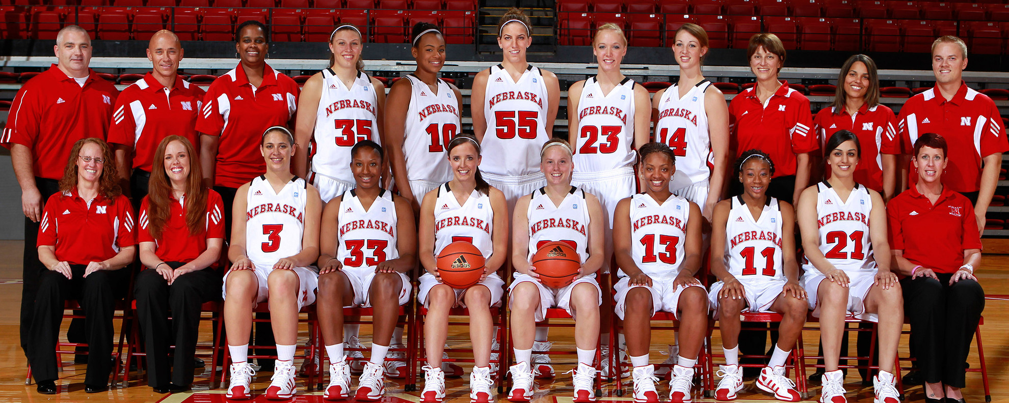 2011-12 Nebraska WBB Team 2500x1000.jpg Women's Basketball 2011-12