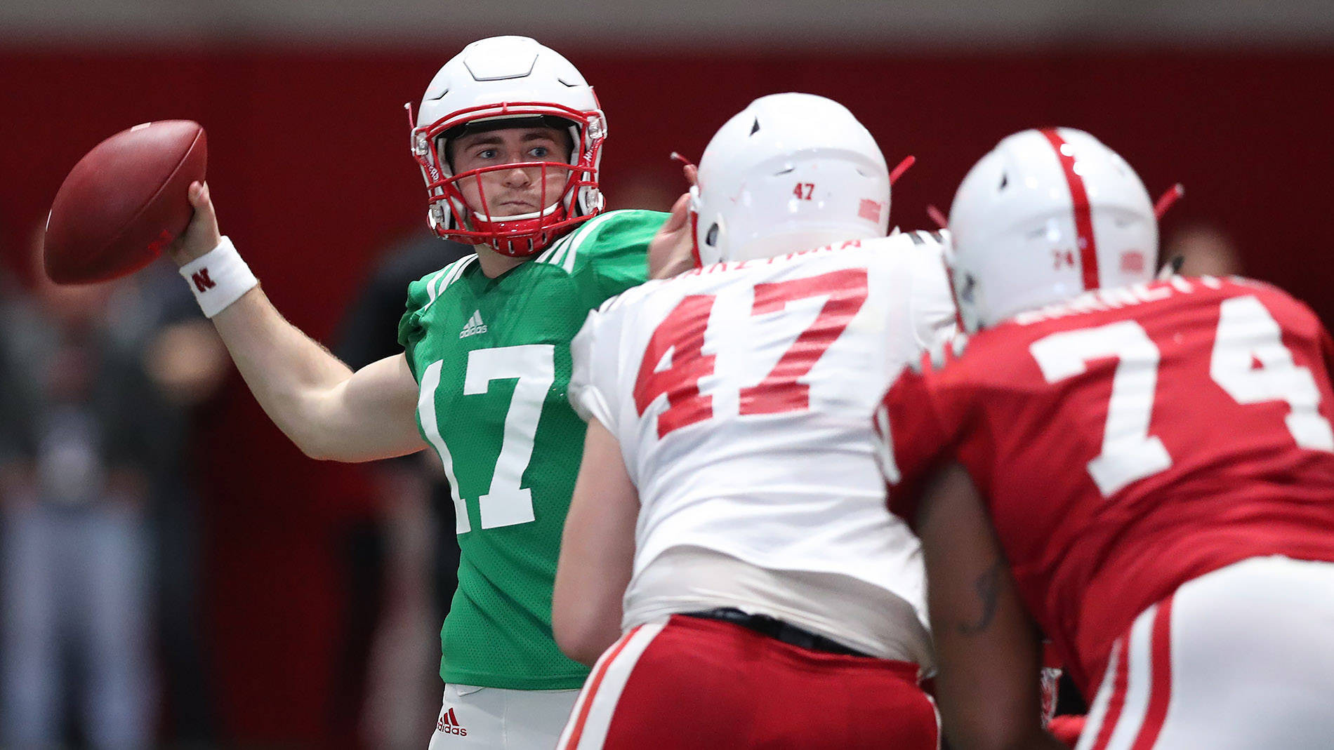 Spring Competition Sharpening Husker Quarterbacks University of