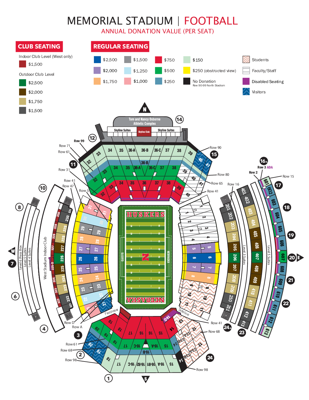 Doyle Carter Buzz Nebraska Volleyball Memorial Stadium Seating Chart