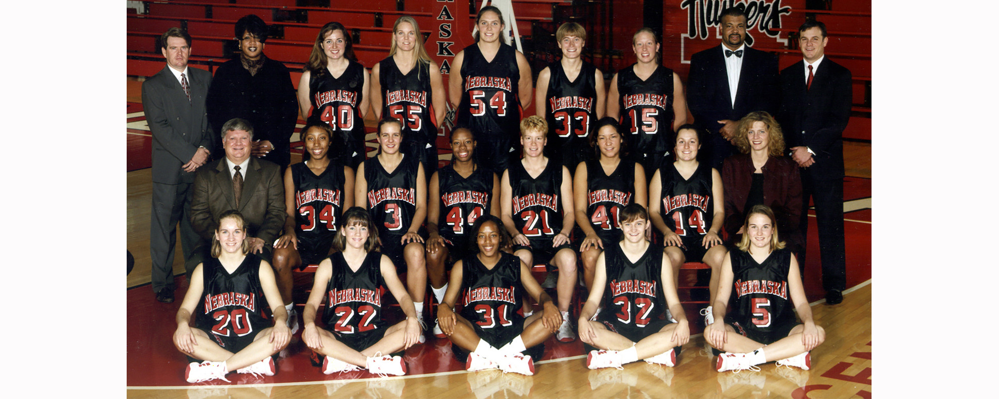 Women's Basketball 199899 University of Nebraska Official