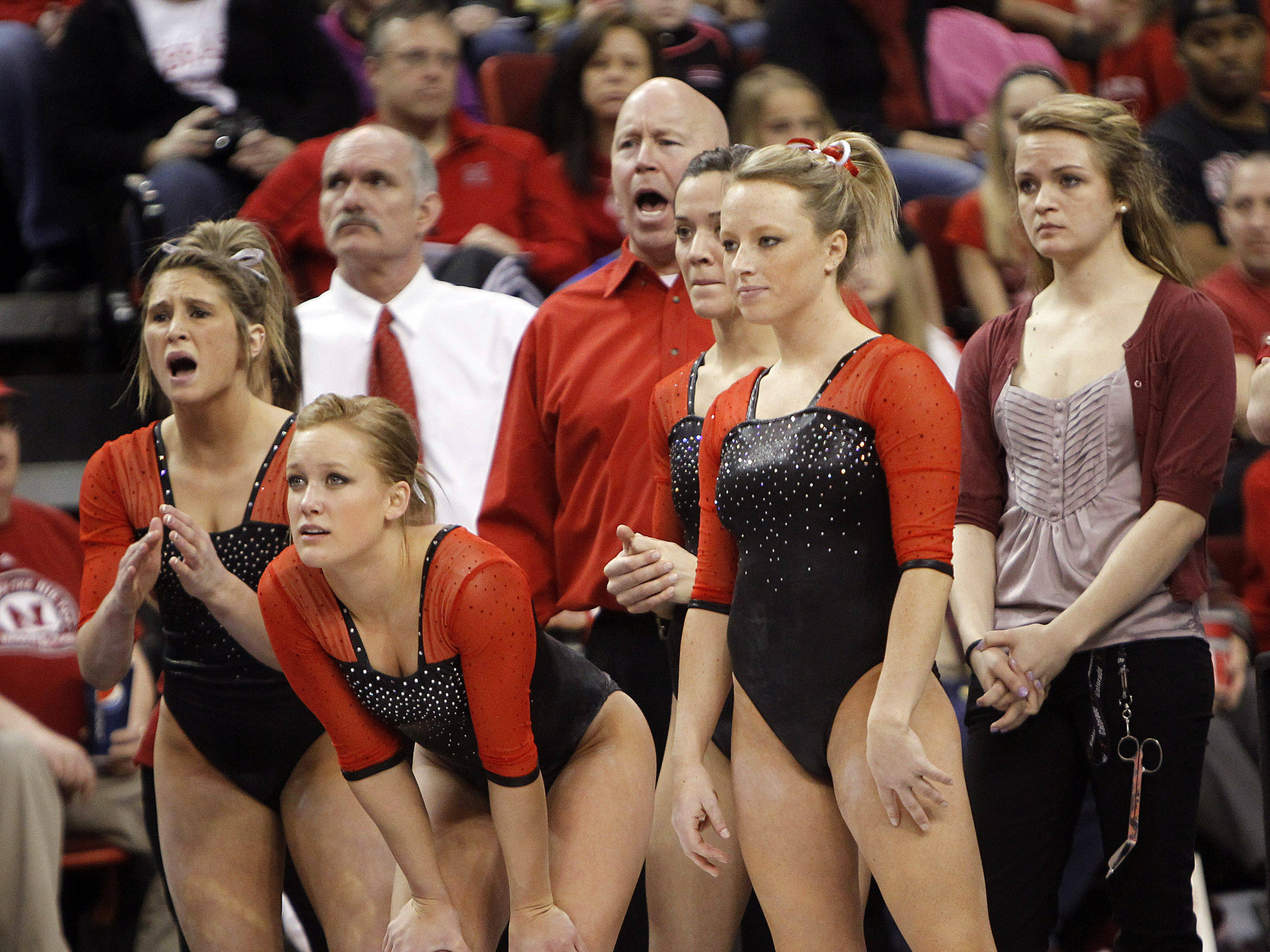 LSU Gymnastics Team in Action - 2025