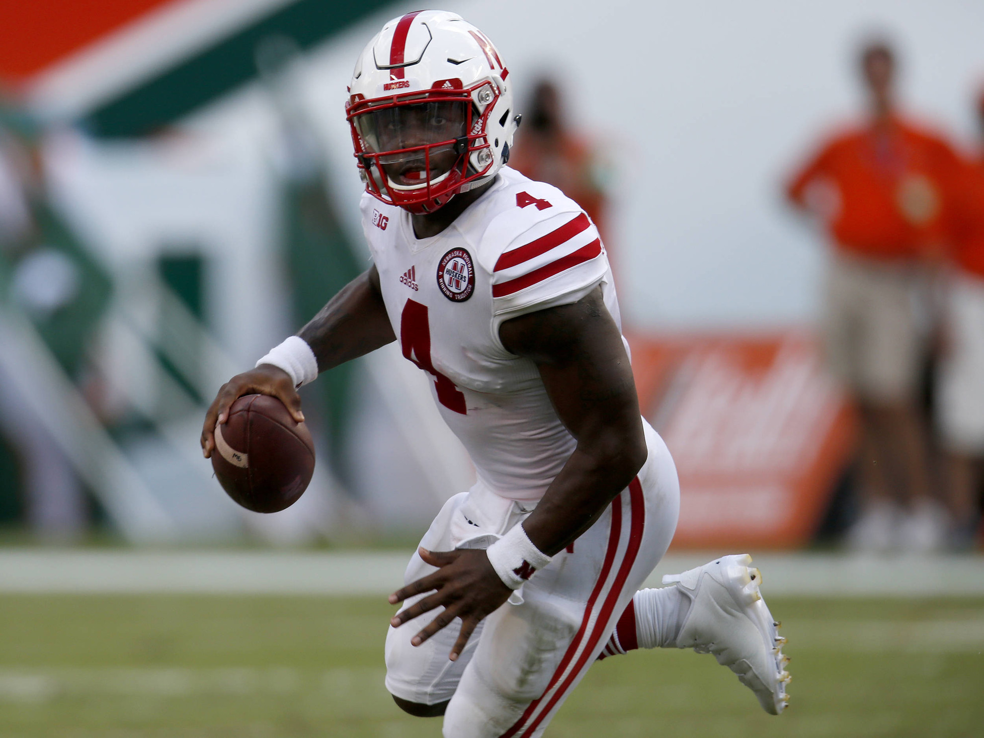 Nebraska's Freedom Akinmoladun named to AFCA Good Works Team 