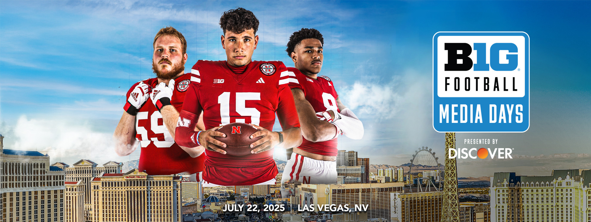 Husker Trio Announced for Big Ten Football Media Days - University