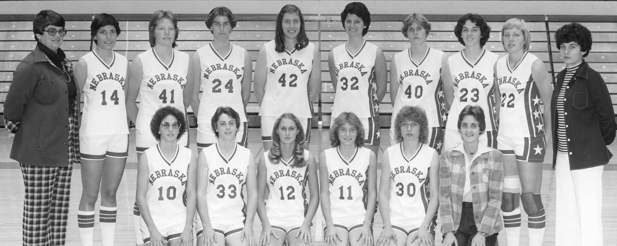 1979-80 Nebraska WBB Team 2500x1000.jpg Women's Basketball 1979-80