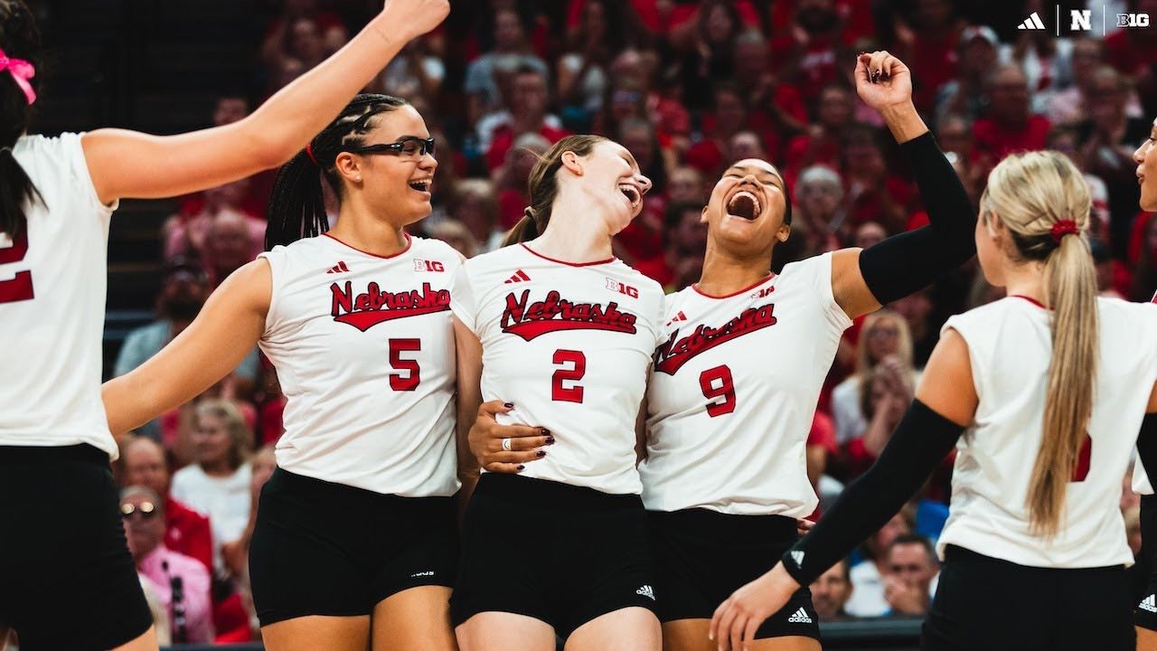 No. 5 Nebraska Defeats No.9 Creighton in 5-set Thriller | Nebraska Volleyball Highlights - University of Nebraska - Official Athletics Website