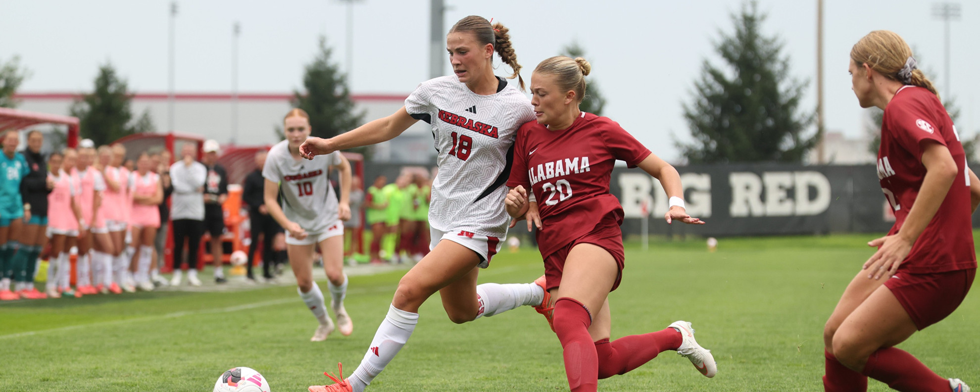 Nebraska Falls to No. 18 Alabama on Sunday