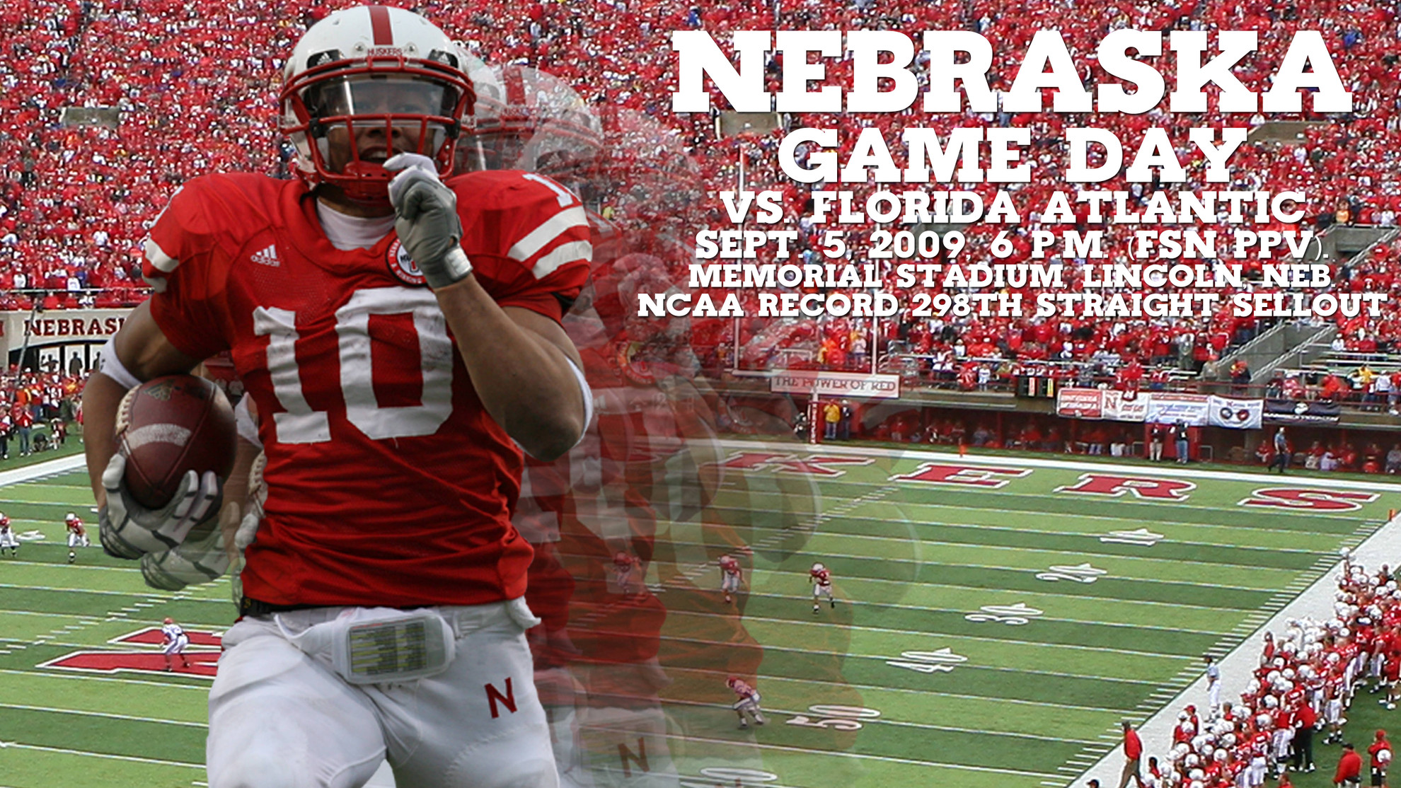 Husker football sale game