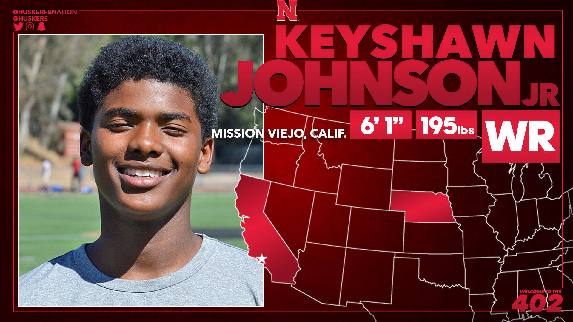 Keyshawn Johnson Jr. University of Nebraska Official Athletics Website