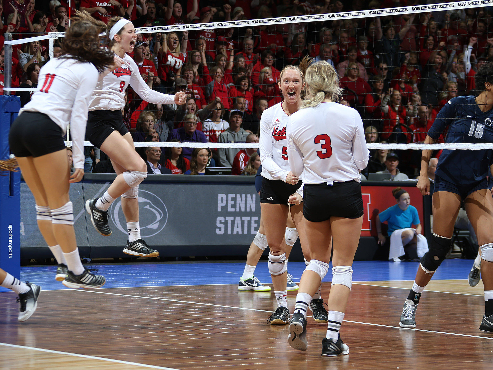 Volleyball vs. Penn State Social Reaction University of Nebraska