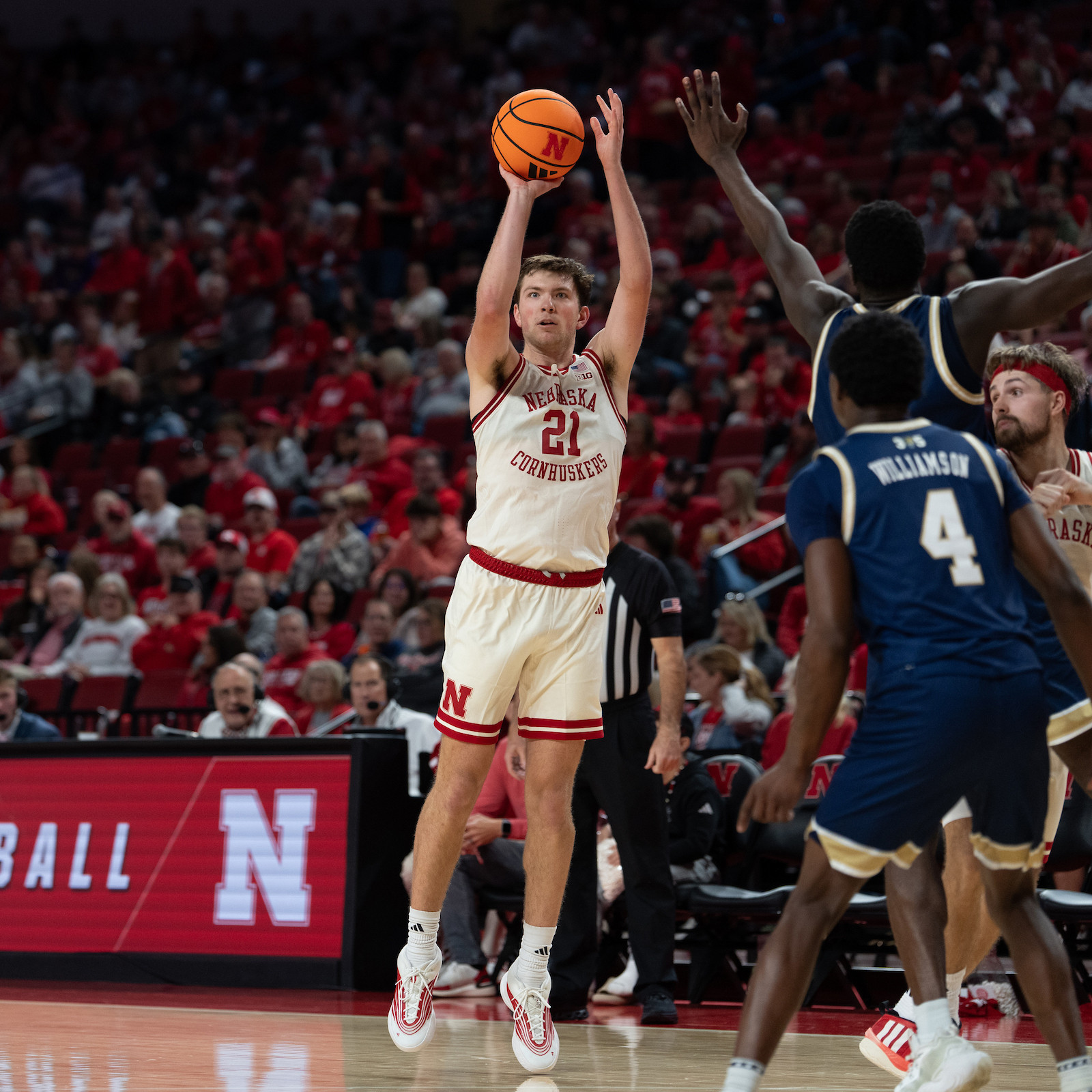 Huskers Remain Perfect with 72-63 Win - University of Nebraska