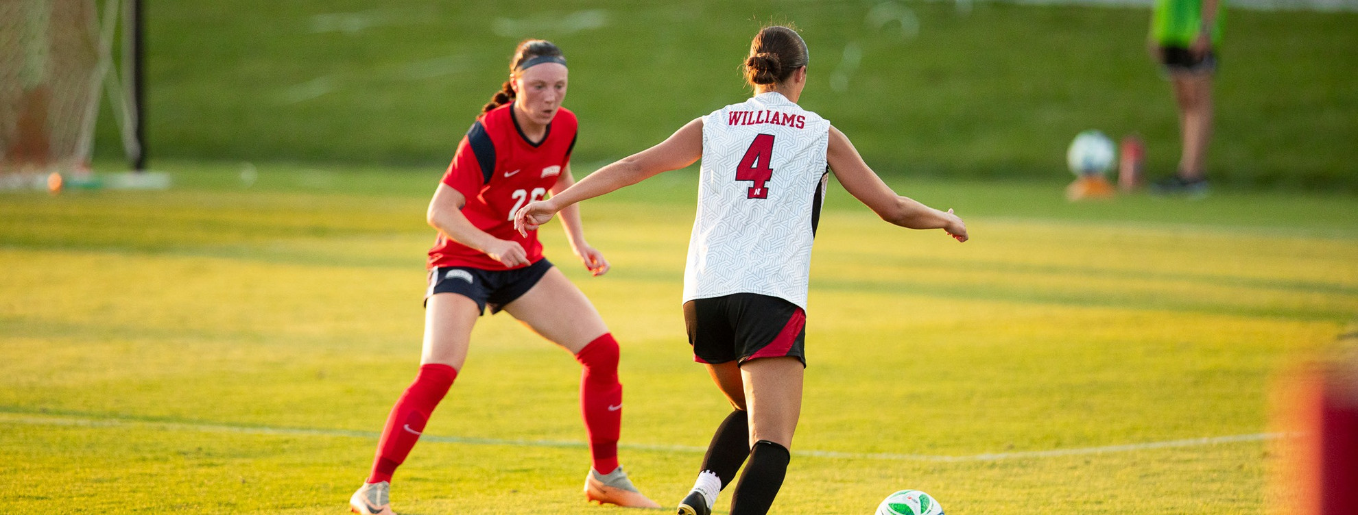 Huskers Fall in Exhibition Match