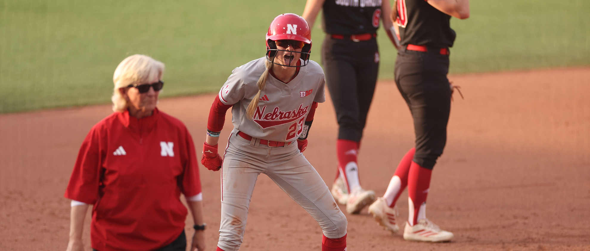 No. 1 Huskers Come From Behind to Down Coyotes – University of Nebraska