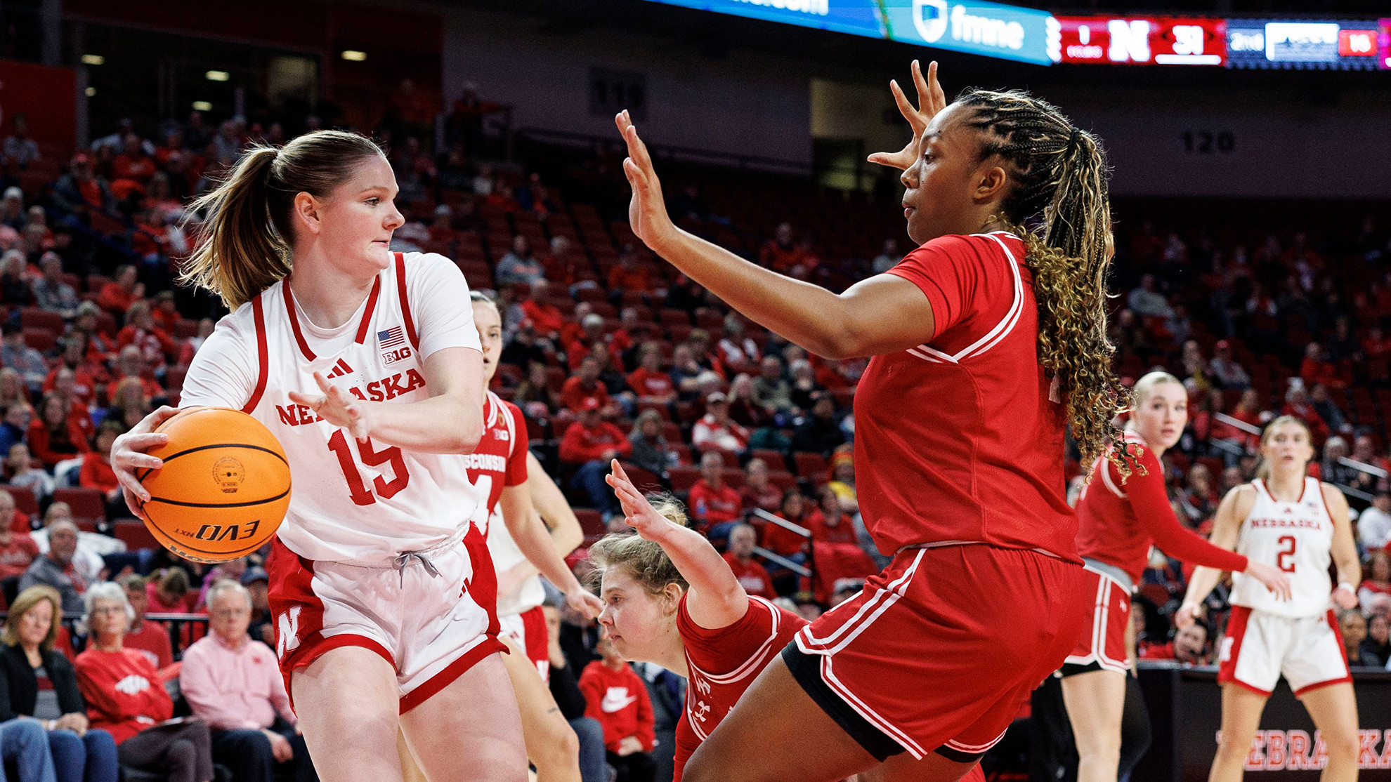 Huskers Blow By Badgers, 91-60 - University of Nebraska - Official