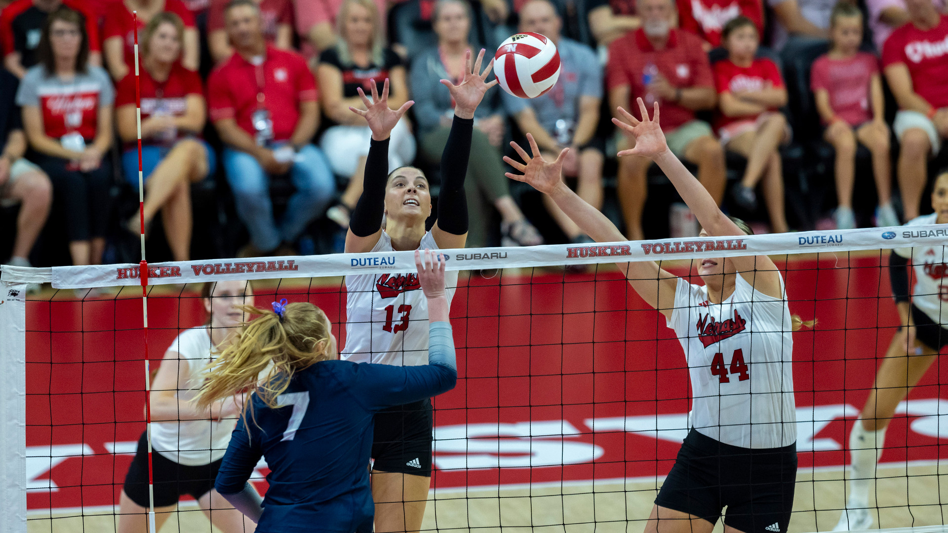Highlights Volleyball vs Utah State (8/25/23) - University of Nebraska