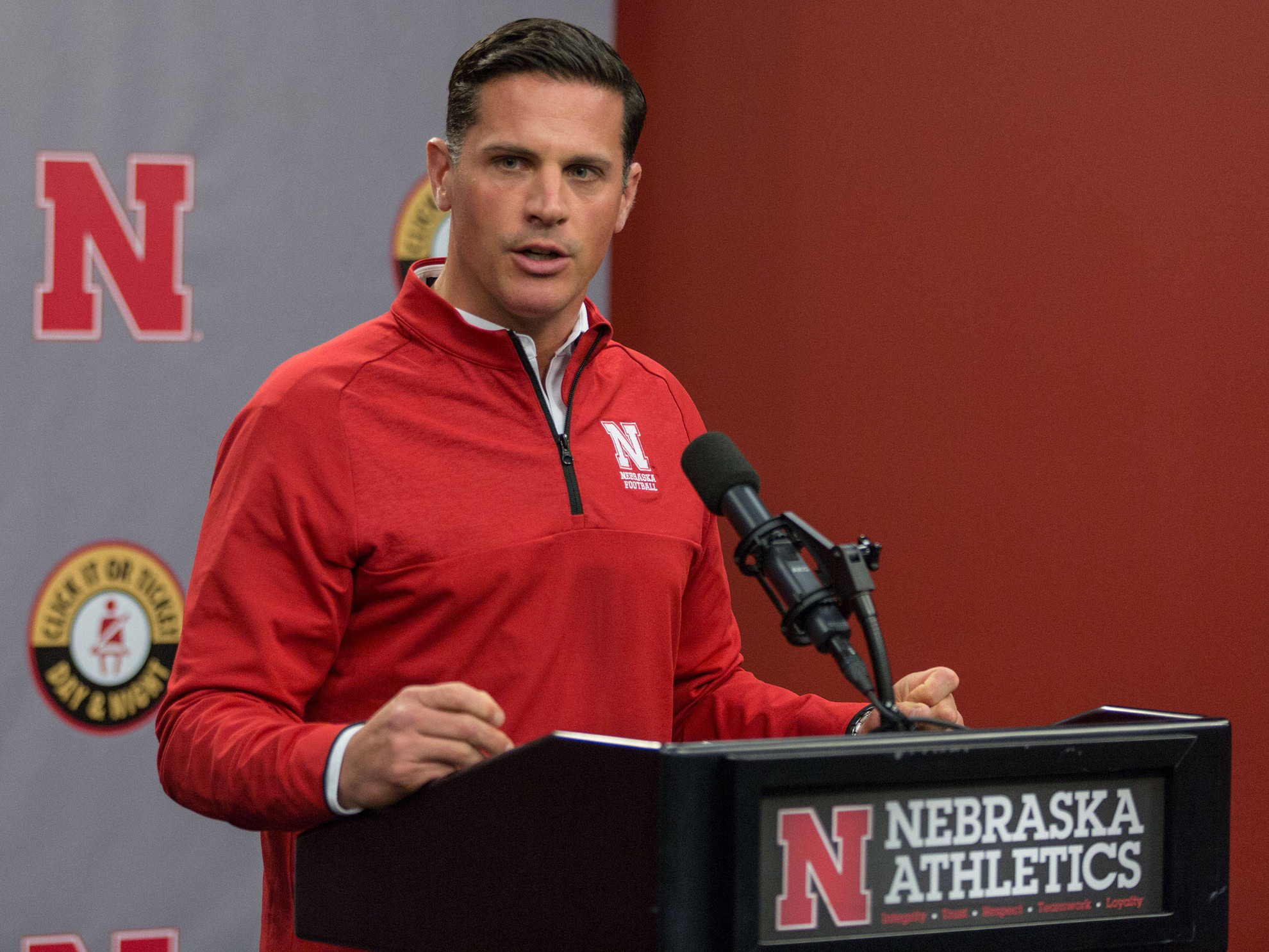 David Riley Nebraska Riley and Diaco Meet the Media - University of Nebraska - Official ...