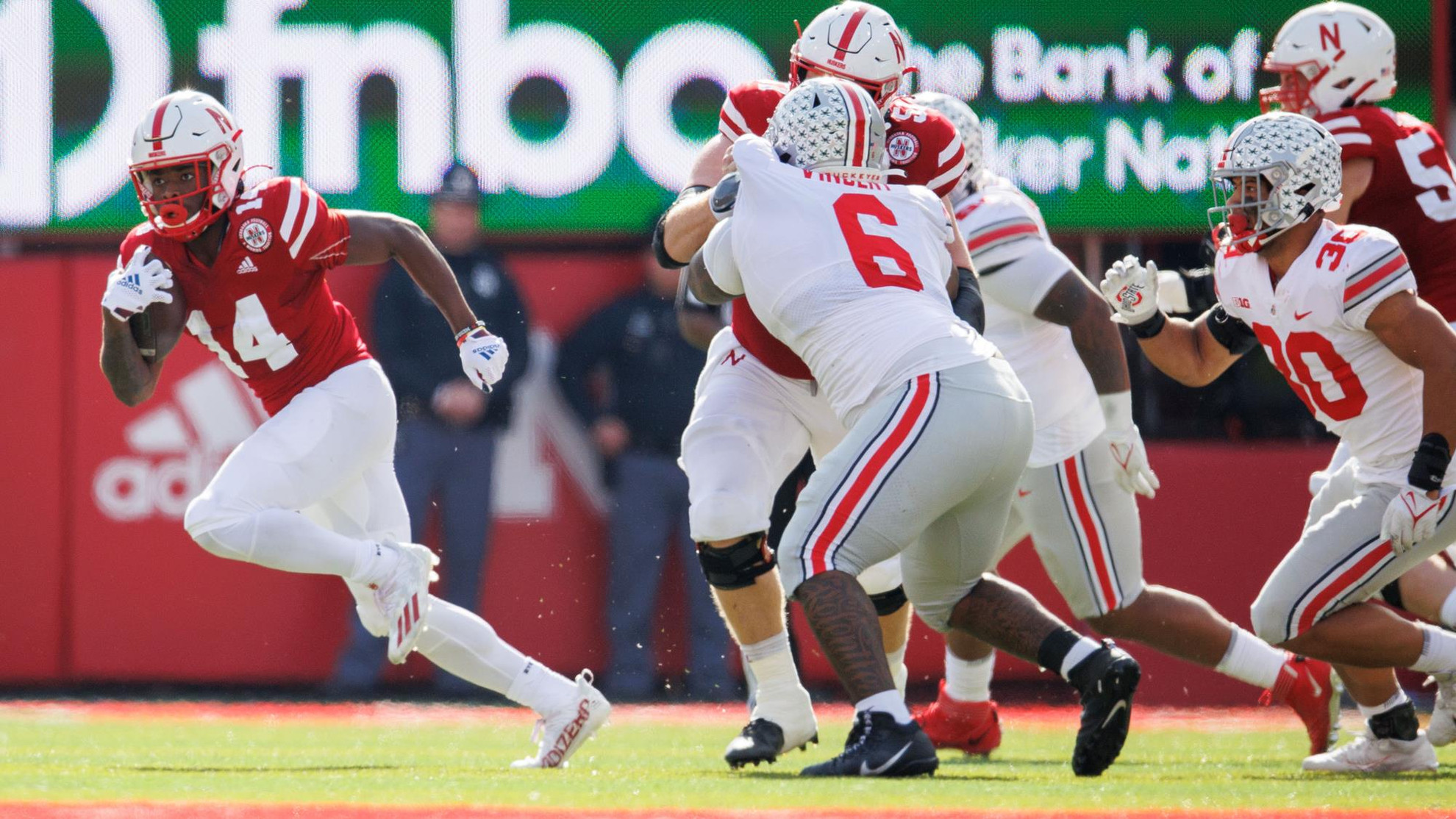 Rahmir Johnson Football 2024 University of Nebraska Official